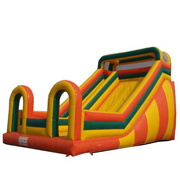 inflatable bouncer with slide